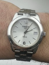 Tissot PR50 Silver Case & Bracelet Ladies Quartz Watch