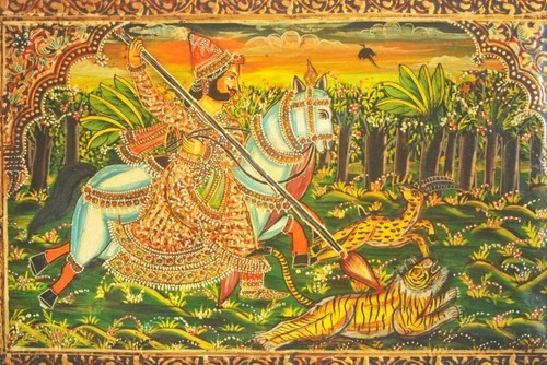 Vintage indian king hunting - vintage,