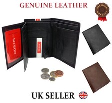 Mens Genuine Real Soft Leather