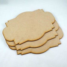 3x MDF Wooden VINTAGE sign