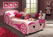 NEW SINGLE 3FT KIDS PINK CAR