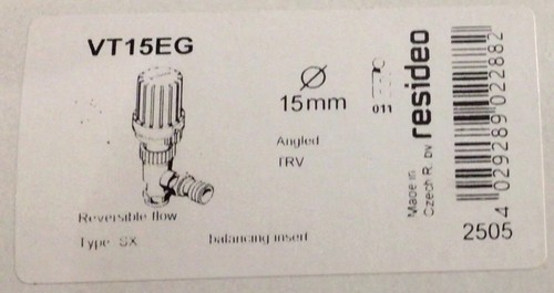 Honeywell vt15eg thermostatic - vt15eg,
