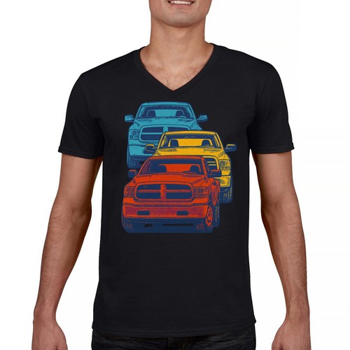 American pickup truck stack - american,