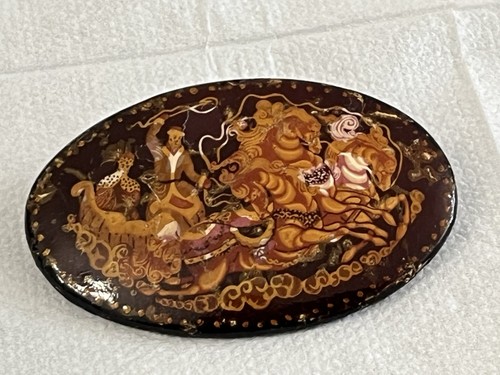 Vintage russian lacquer hand - lacquer,