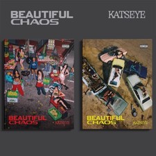 KATSEYE [BEAUTIFUL CHAOS] Album CD+Photo Book+3 Card+Holder+Poster+Sticker+Zine