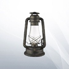 Searchlight "Hurricane" 4843BG Oil Lantern Style Table Lamp.