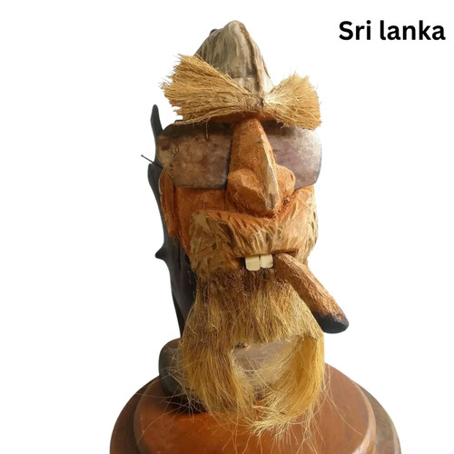 Handmade coconut husk - handmade, face