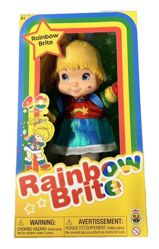 Rainbow brite plush doll - 12”,