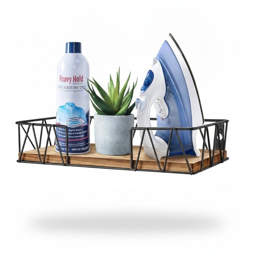 Wall mount ironing - ironing, board