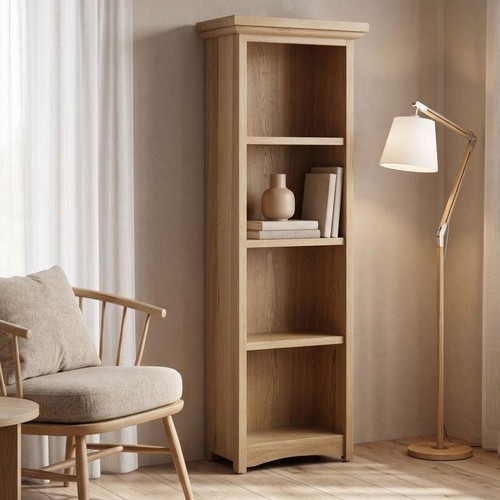 Solid oak small dvd storage - solid,