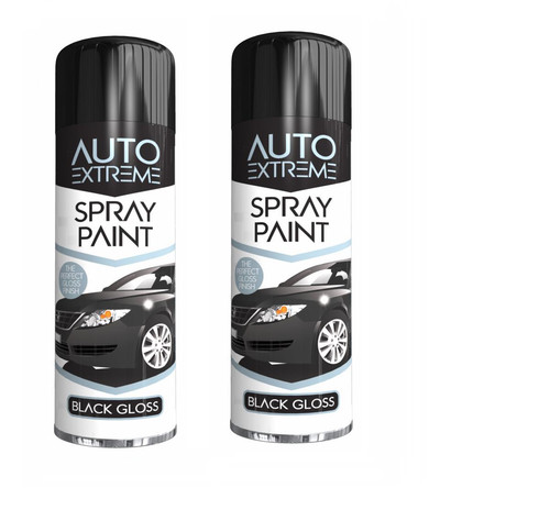 Black gloss aerosol - x,