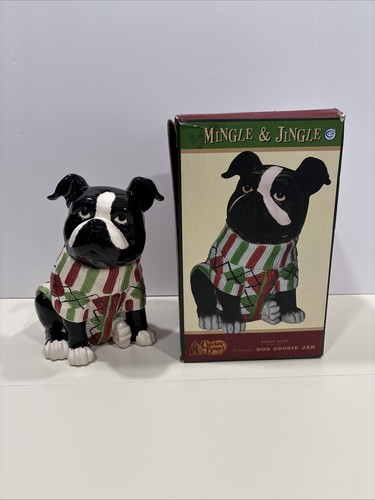 Cracker barrel dog cookie jar - barrel,