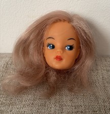 Vintage 1960s Pink Hair Hard Head Sindy Model Doll