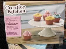 Cake Stand Ceramic and Glass