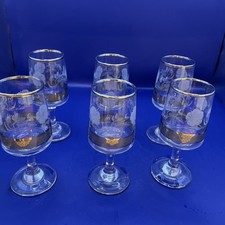 Set Of 6 Vintage Sherry