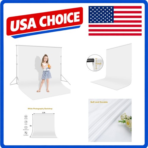Utebit 2x5ft white backdrop - utebit,