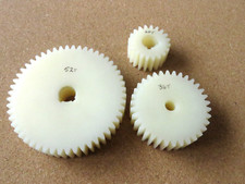 3 HEAVY DUTY NYLON GEARS