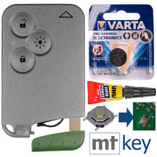 Key Card Housing for Renault 3 Button Laguna II Espace IV Vel Satis