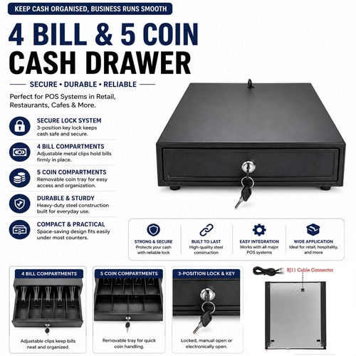 Pos cash register till drawer - cash,