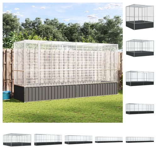 Aviary with extension - aviary, bird