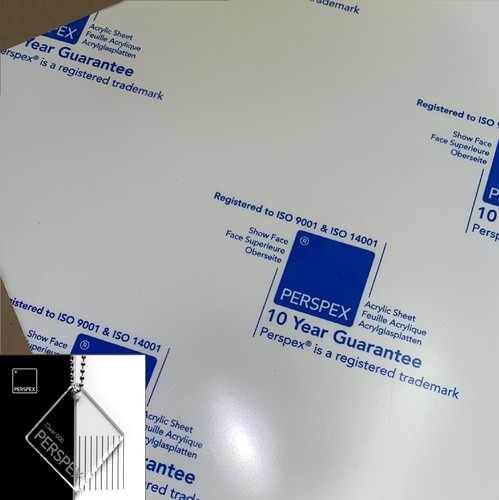 Clear cast acrylic branded - cast,
