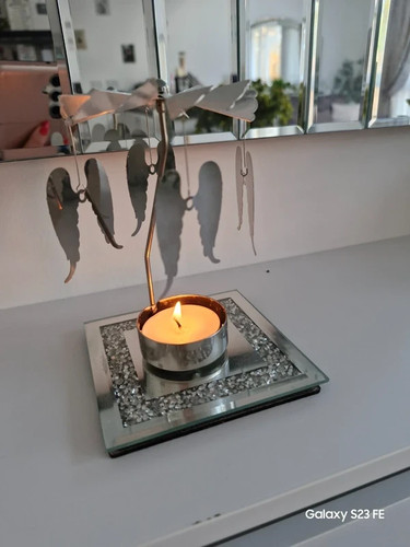 Angel wings candle holder - wings,