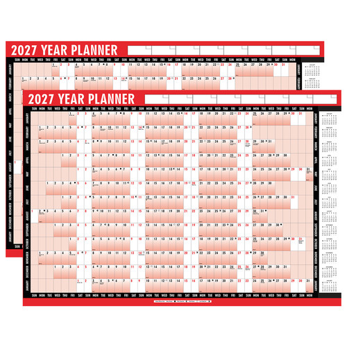 2027 wall planner - planner, 2