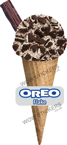 Ice cream van sticker oreo - ice,