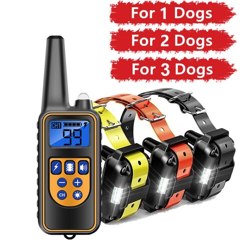 Dog shock collar with - dog, remote