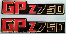 KAWASAKI GPZ750 GPZ750A UNI-TRACK  SIDE PANEL DECALS