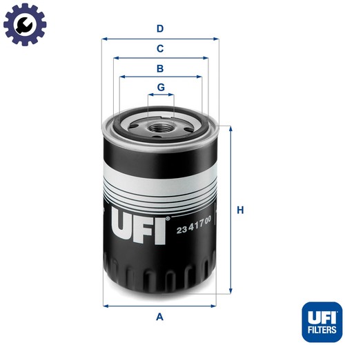 Oil filter 417 - for, vw