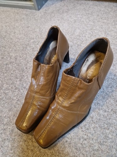 Tan ankle boots - ankle, womens