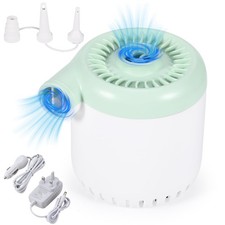 Electric Air Pump Airbed Pump with 3 Nozzles Rechargeable Electric Pump for