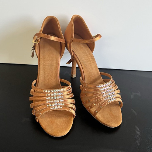 Women tan satin - women’s,