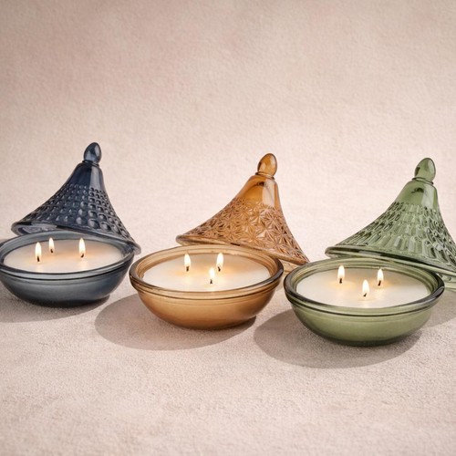 Glass jar candle - jar, scent