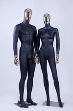 Abstract Mannequins Electroplating Head Hands Female Male Black DFDM