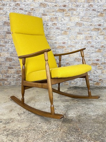 Mid century danish oak - oak, rocking