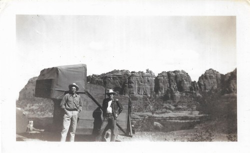 Vintage photo men out - photo,