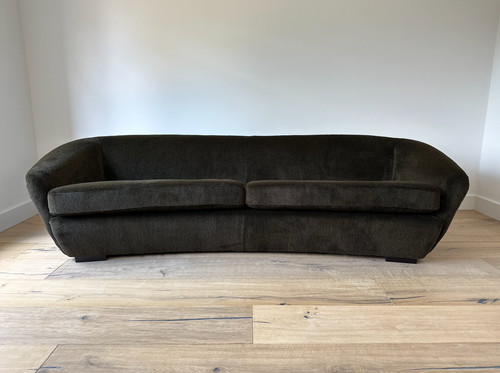 1950s curved sofa pure - 1950s,