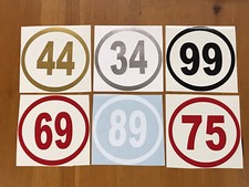 2 Motor Bike Cycle Stickers