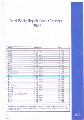 Ford sierra mk1 incl - ford,