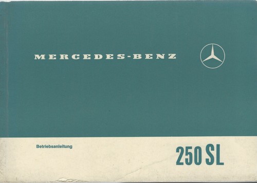 Mercedes 250 owners - sl, manual