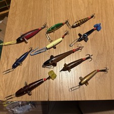 10 Vintage hand painted Devon