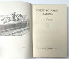 Point to Point Racing book