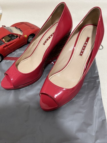 Prada red patent - prada,