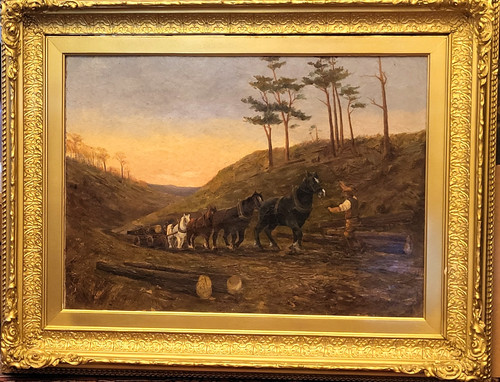 Large antique oil - large,
