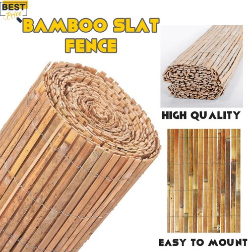 Bamboo slat fence - slat, screen