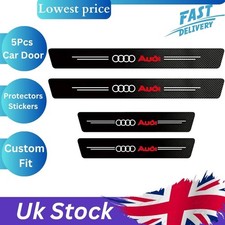 Set of 5 Carbon Fiber Door Sill Protectors – A1 A3 RS3 A4 A5 A6 A7 A8 Q3 Q5 Q7