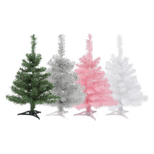Christmas Tree Xmas Artificial Traditional Fir Small With Stand 2ft 60cm