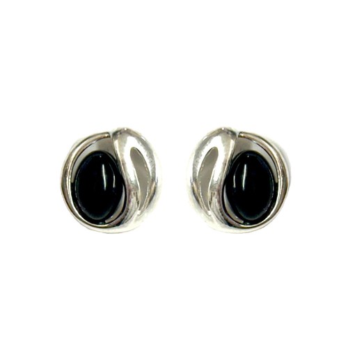 Whitby jet 925 sterling - jet, in